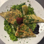 Gegrillter Spargel Salat mit Zander